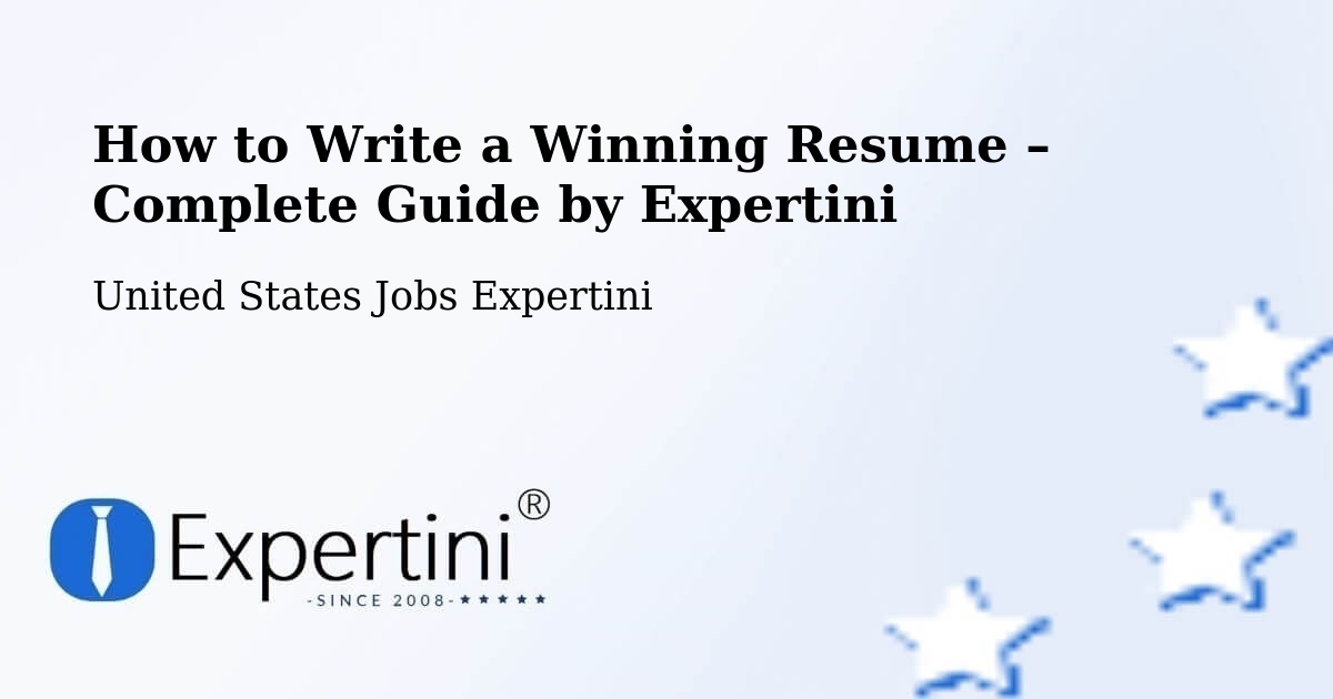 Resume Writing Guide for Job Seekers – Stonybrook - Stonybrook, United States Jobs Expertini